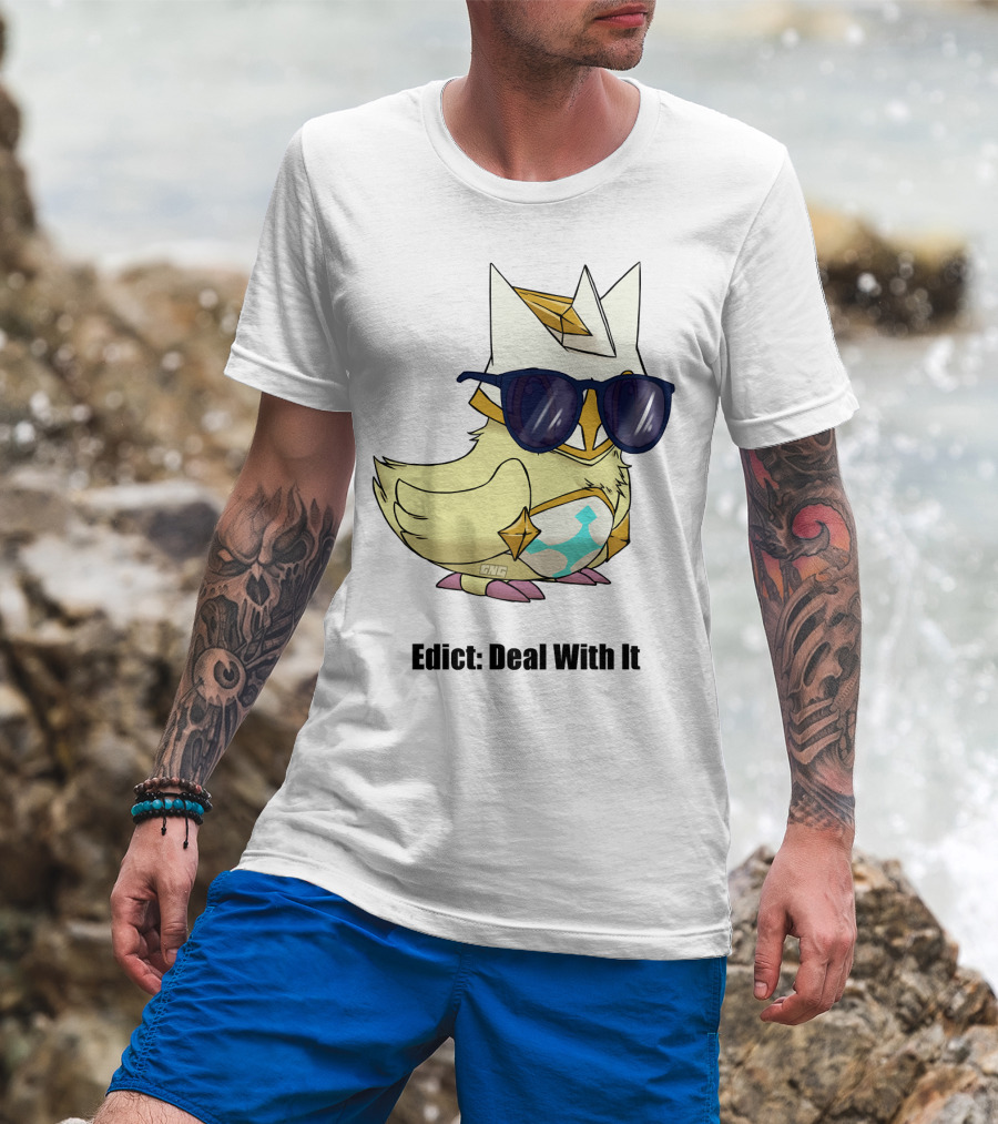 Edict Deal With It Bird Pope Wisdom T-Shirt