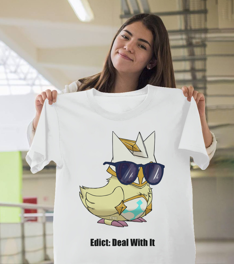 Edict Deal With It Bird Pope Wisdom T-Shirt