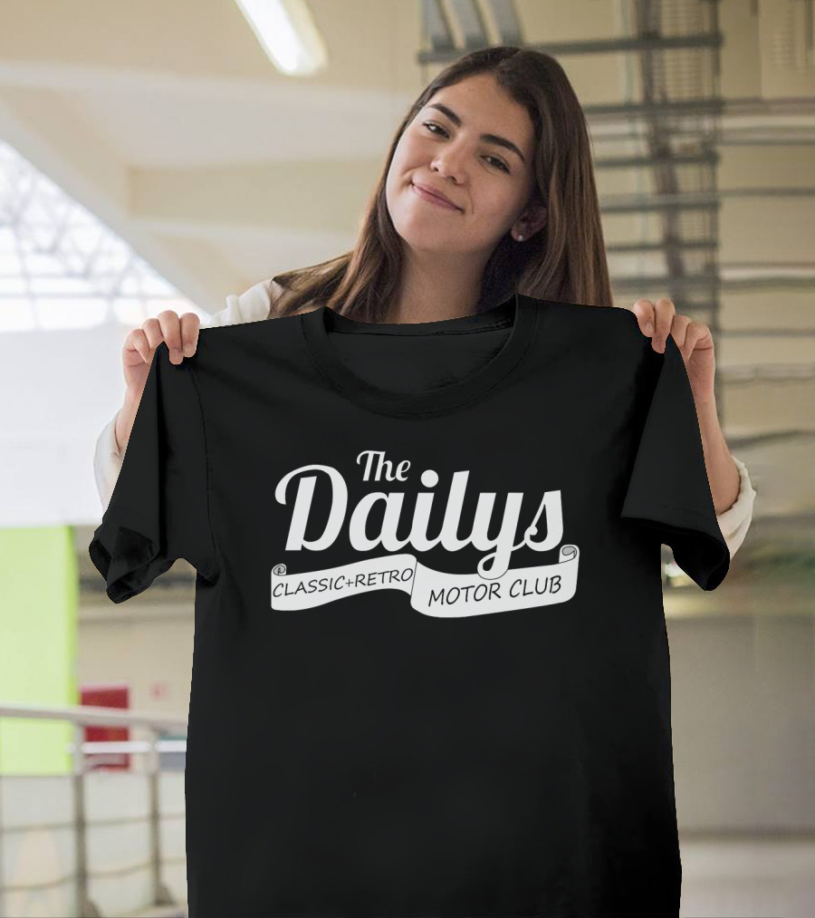 The Dailys Classic Retro Motor Club T-Shirt
