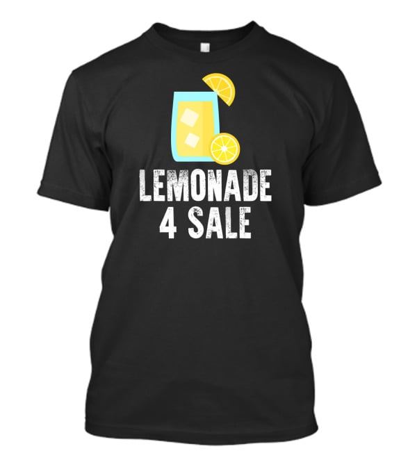 Lemonade 4 Sale Cool Iced Drink With Lemon Slices T-Shirt