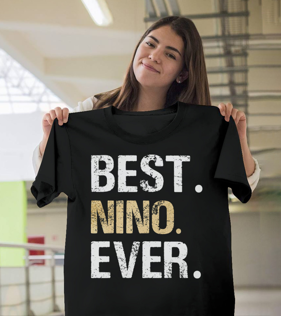 Best Nino Ever Spanish Mexican Godfather Nino Padre Padrino T-Shirt