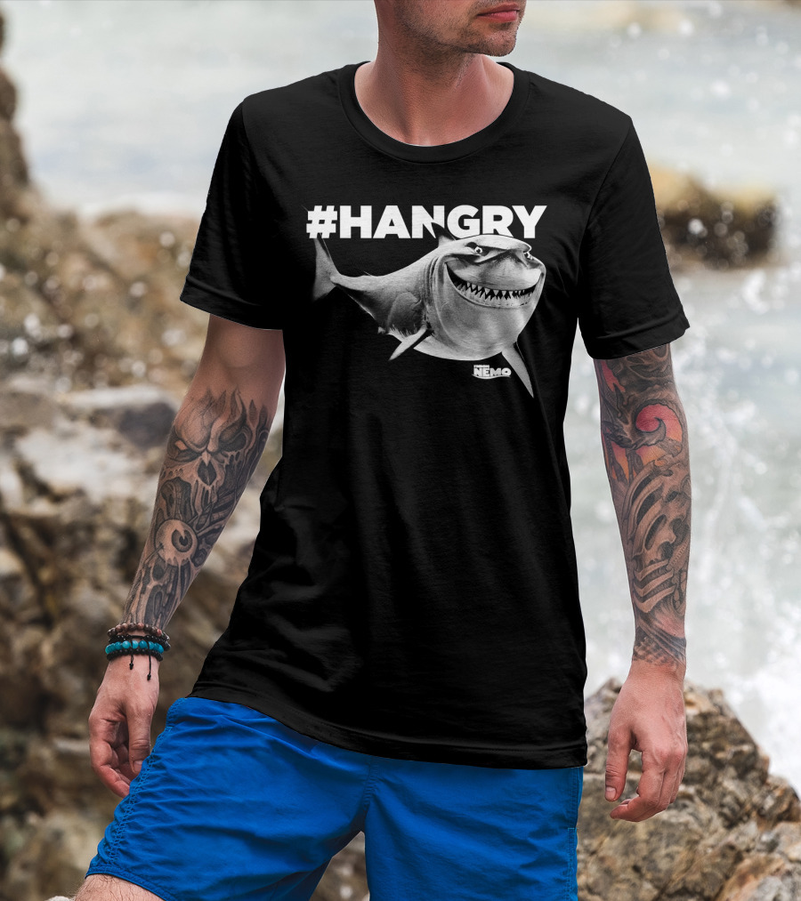 Hangry Bruce Disney Pixar Finding Nemo T-Shirt