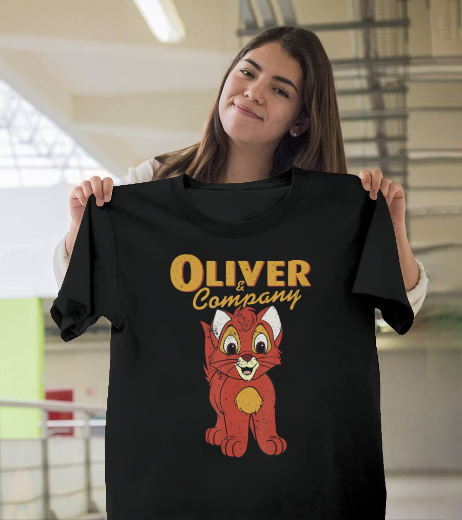 Oliver and Company Disney Movie Cat T-Shirt