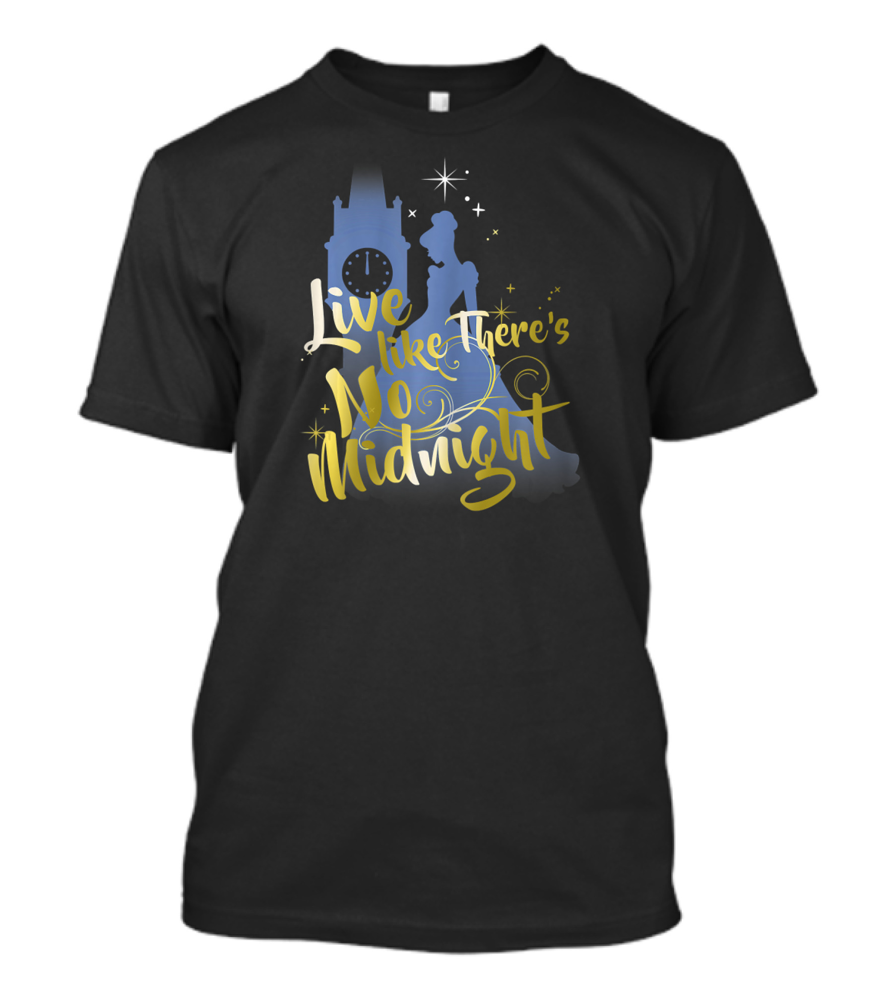 Cinderella Live Like There's No Midnight Disney Clock Tower T-Shirt