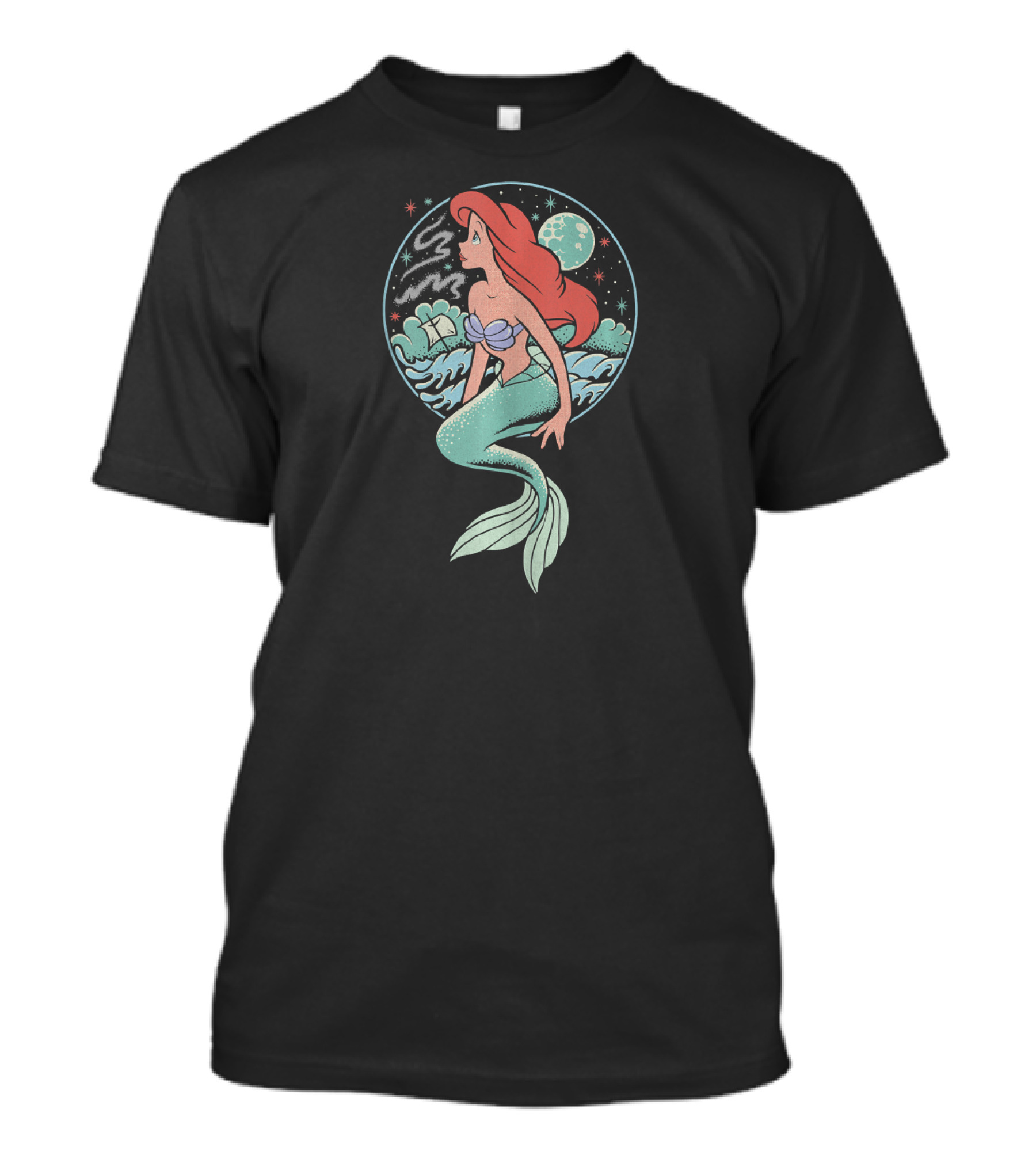 Disney The Little Mermaid Ariel Cosmic Ocean Starlight T-Shirt