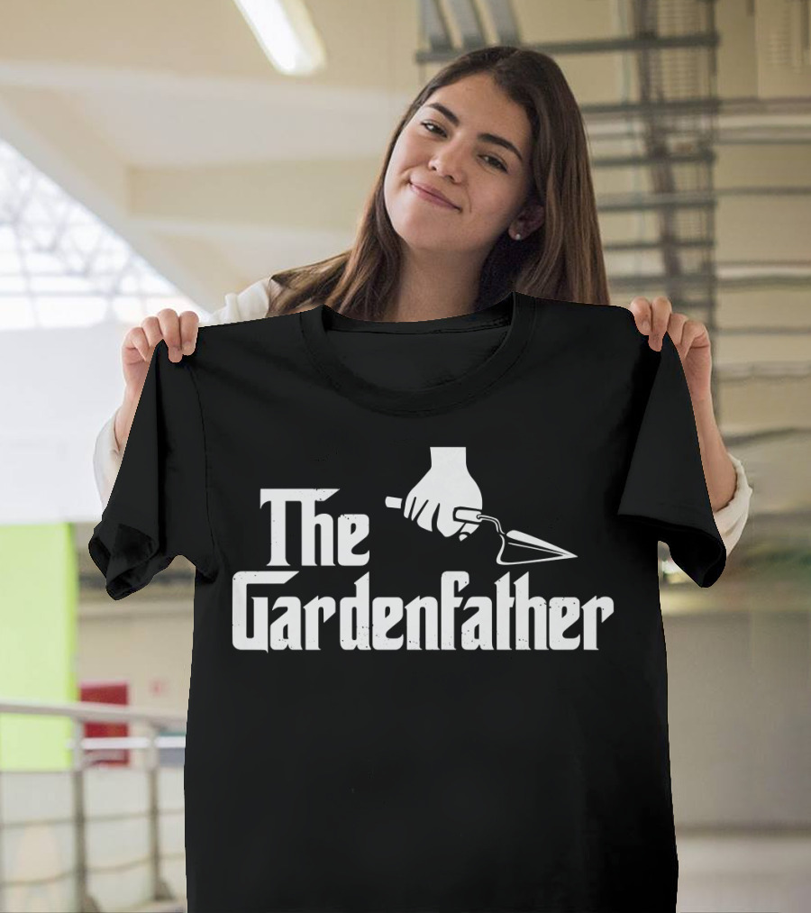 The Gardenfather Gardening Trowel Logo Iconic T-Shirt