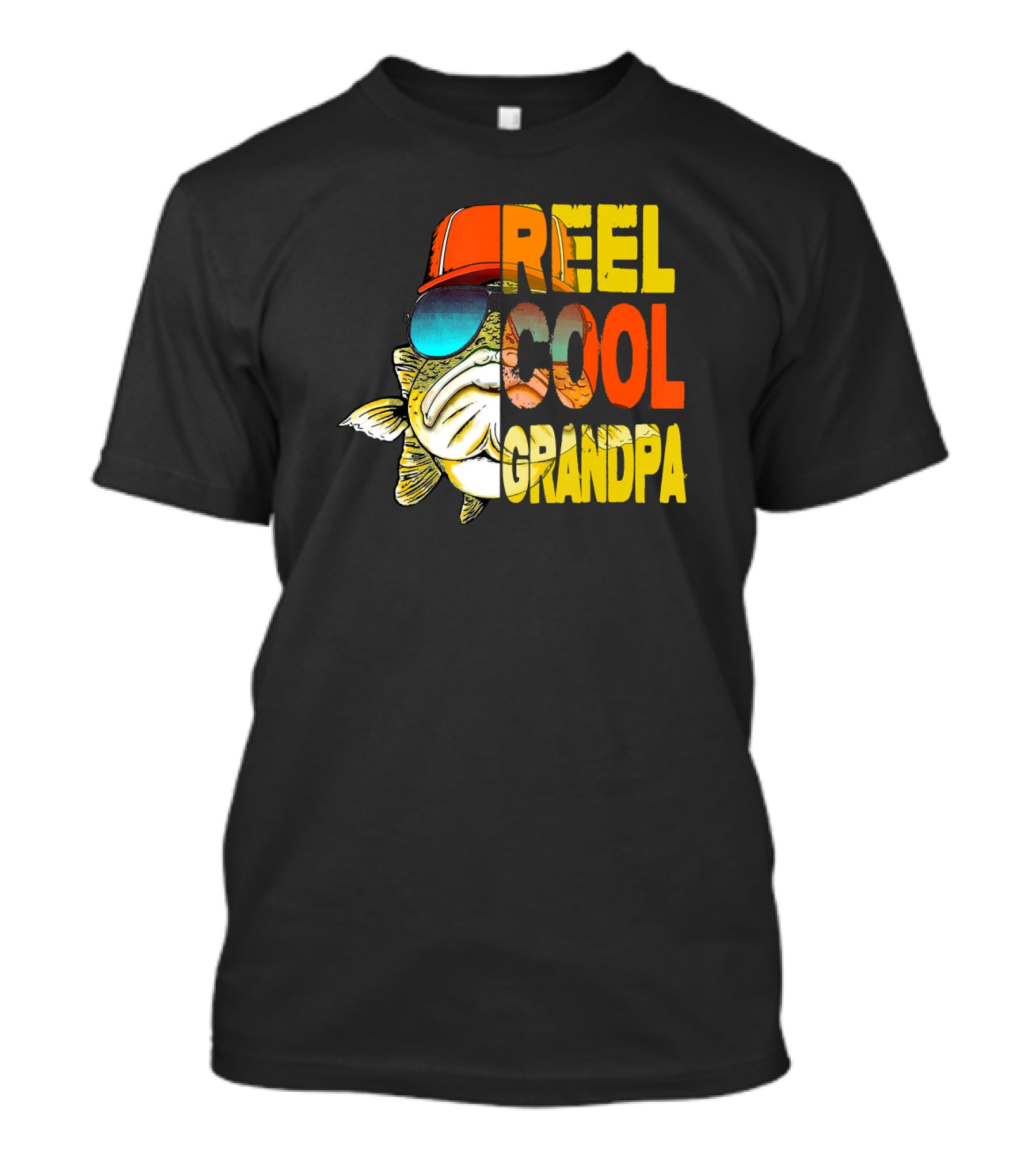 Father's Day Reel Cool Grandpa Fishing T-Shirt