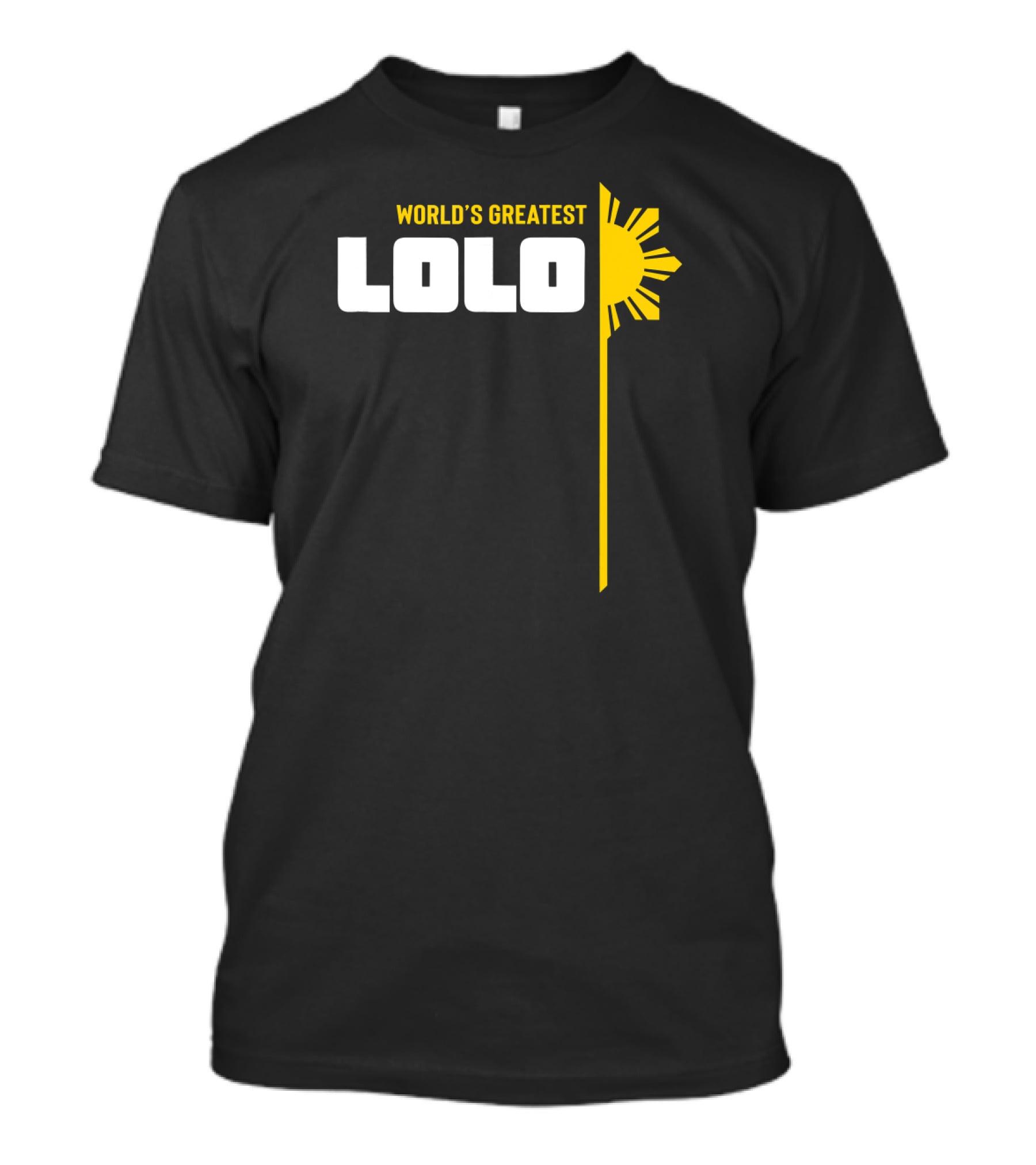 World's Greatest Lolo Filipino Grandpa Sun T-Shirt