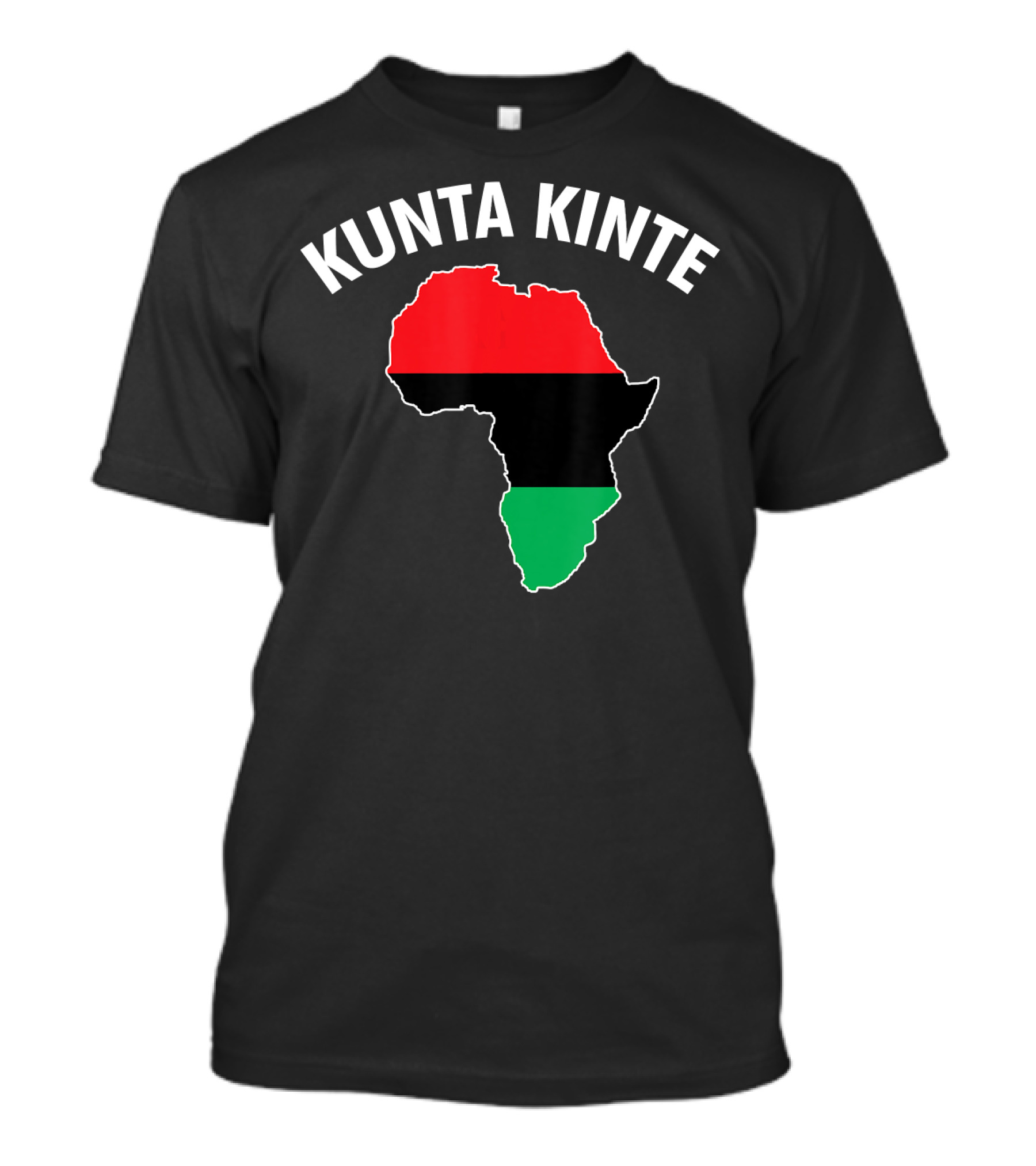 Kunta Kinte African Color Map Of Africa T-Shirt