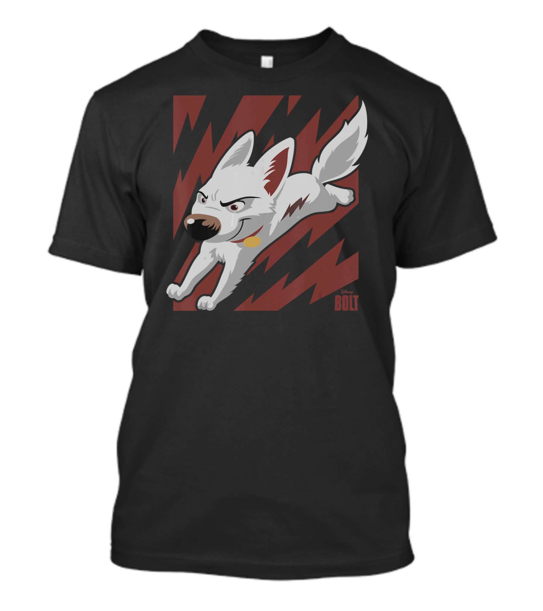 Disney Bolt The Super Dog Lightning Action Adventure T-Shirt