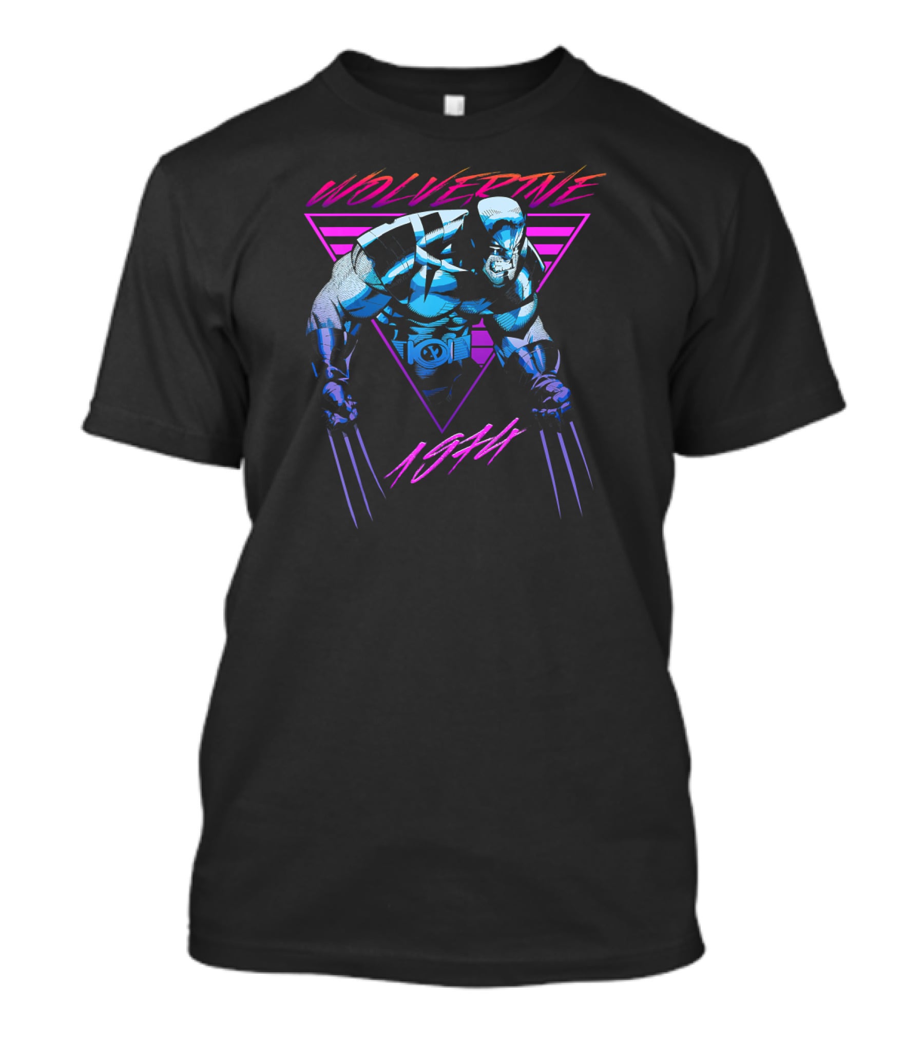 X Men Wolverine Neon Logan 1984 Marvel T-Shirt