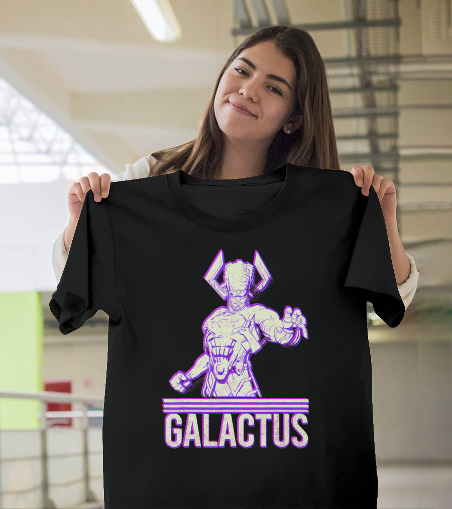 Marvel Galactus 3D Purple Cosmic Entity T-Shirt