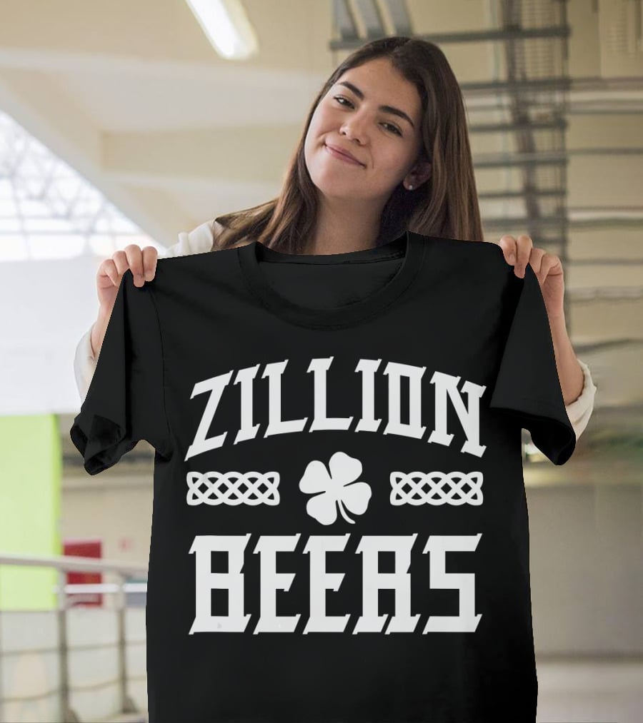 Zillion Beers St Patrick's Day Clover Celtic Knot T-Shirt