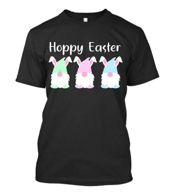 Hoppy Easter Bunny Gnome Trio T-Shirt