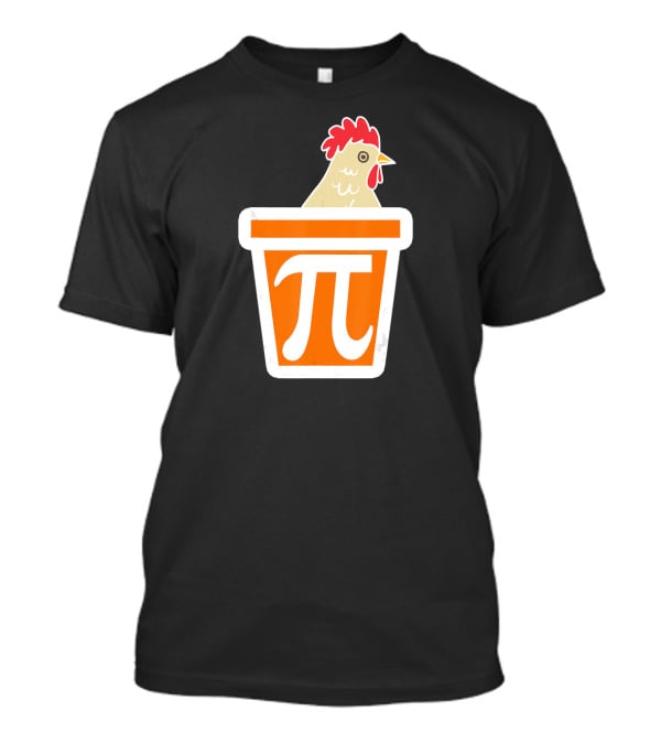 Chicken In Pi Symbol Bucket T-Shirt