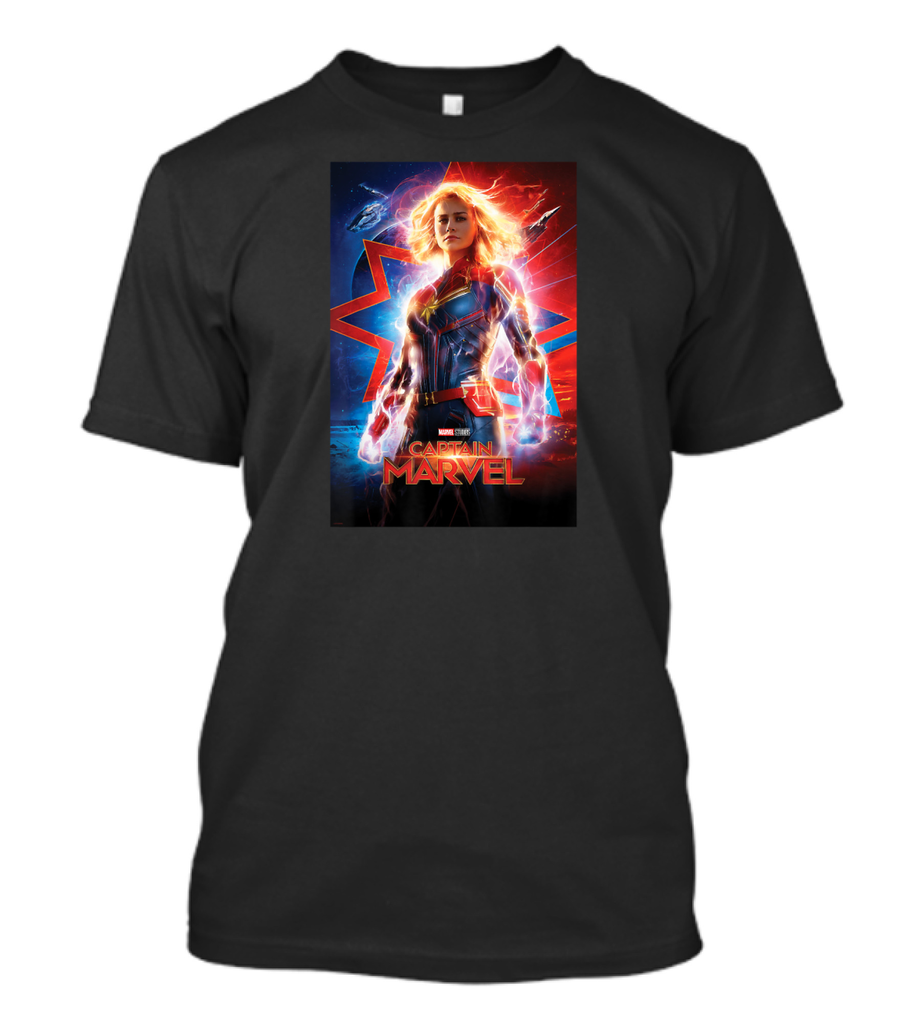 Captain Marvel Marvel Studios Suited Up Heroic Stance T-Shirt