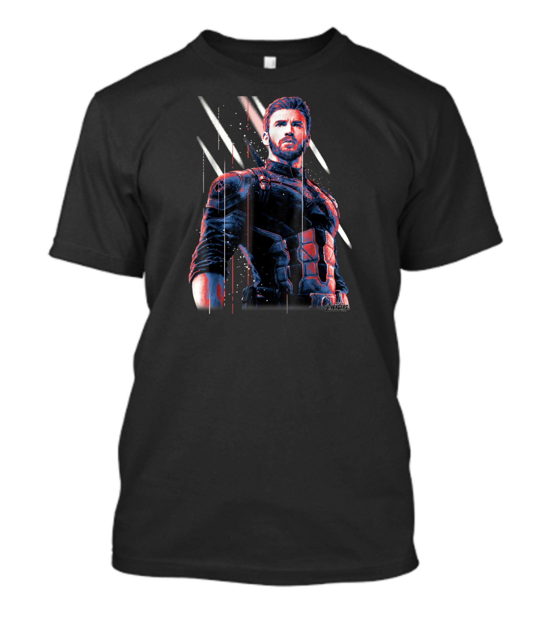 Avengers Infinity War Captain America Dynamic Stance T-Shirt