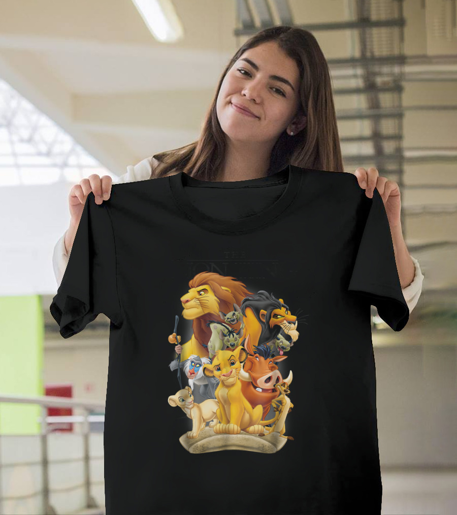 Lion King Simba Nala Timon Pumbaa Rafiki Scar Pride Land Characters T-Shirt