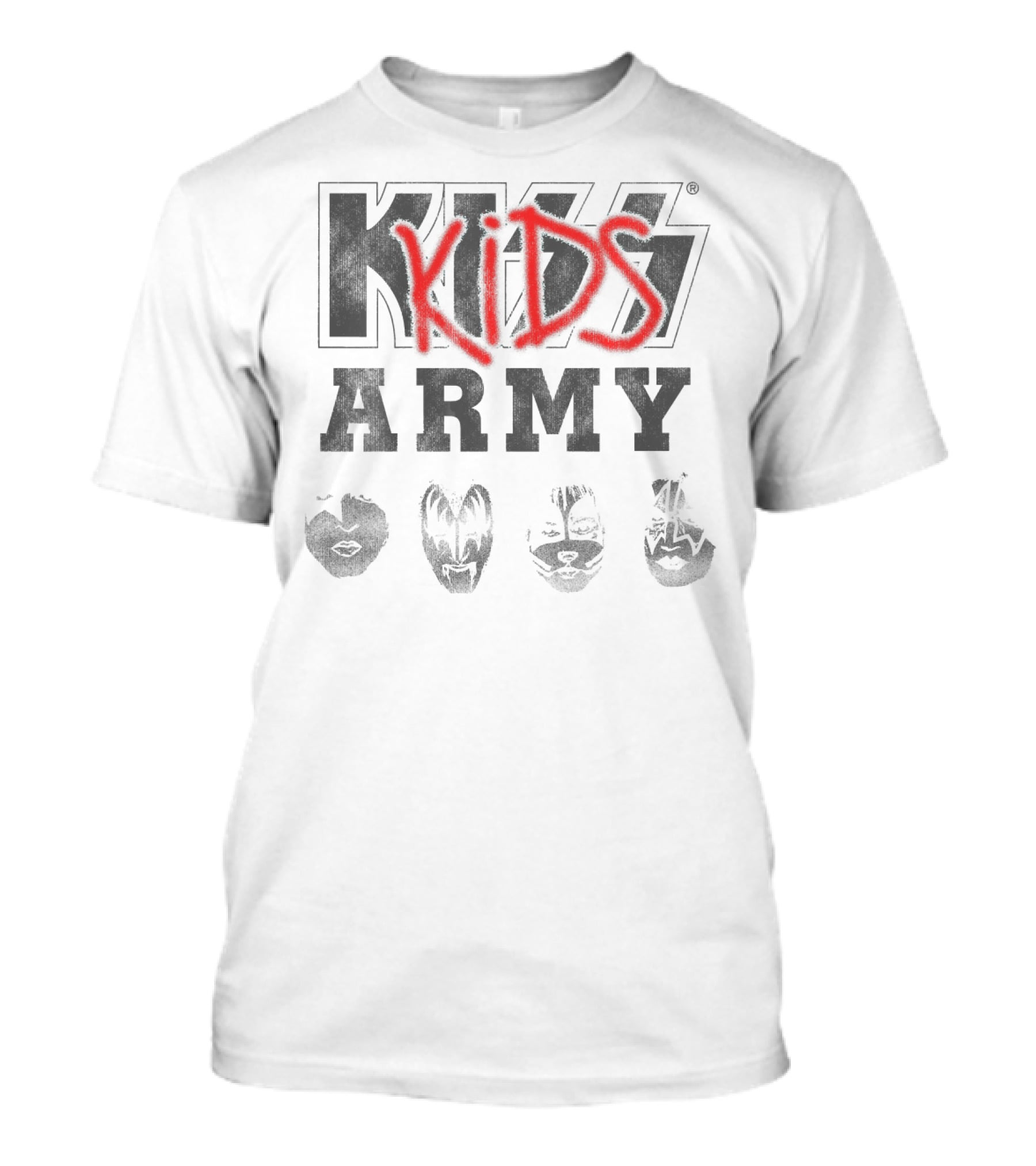KISS Kids Army Faces T-Shirt