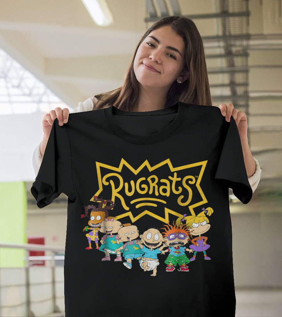 Rugrats Nickelodeon Character Lineup Group Image T-Shirt