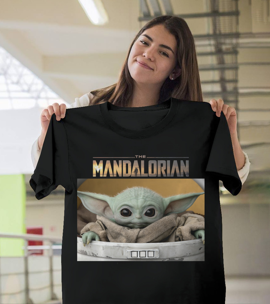 The Mandalorian The Child Baby Yoda In Pod T-Shirt