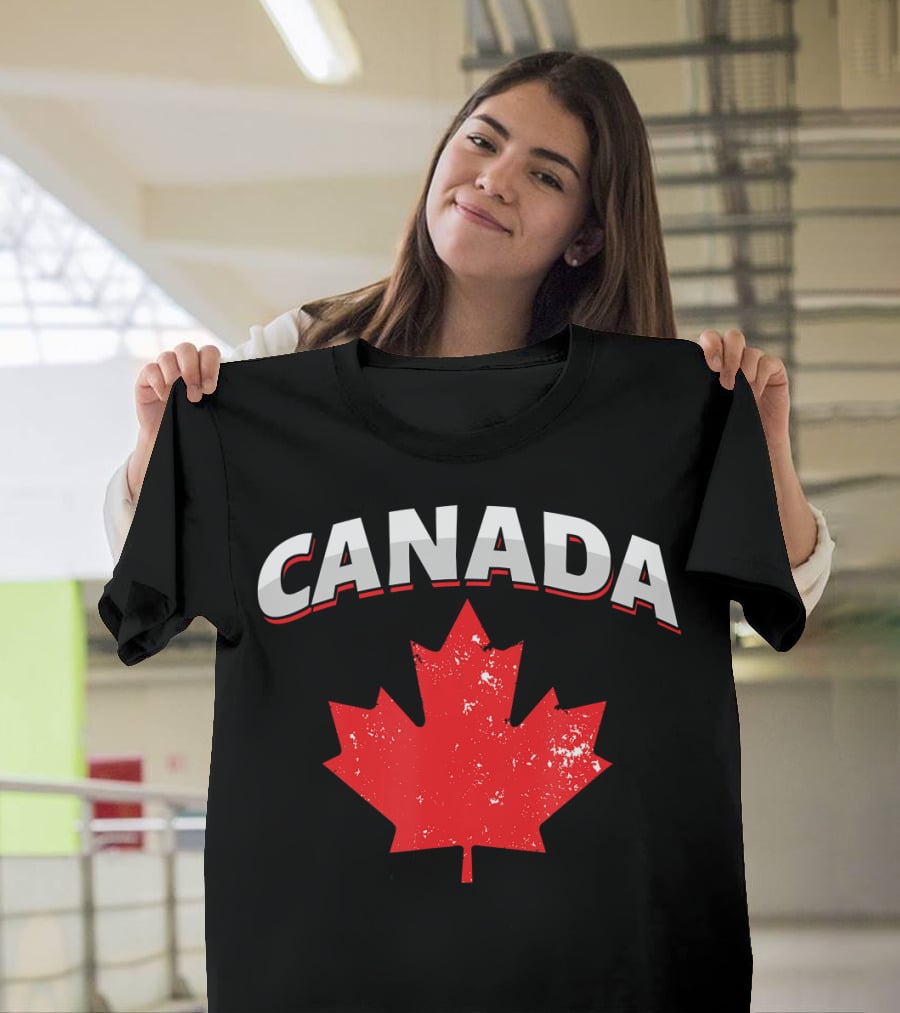 Canadian Maple Leaf Canada Patriotic Toronto Vancouver T-Shirt