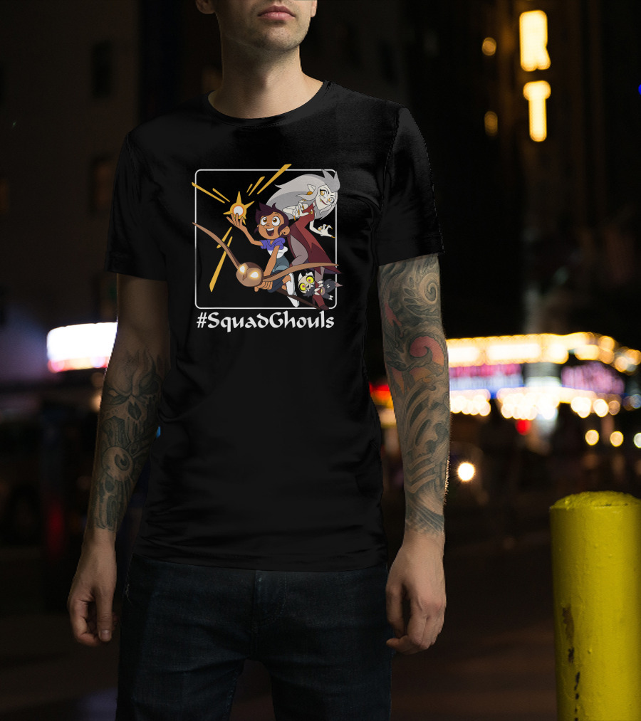 The Owl House SquadGhouls Disney Channel Luz Eda King T-Shirt