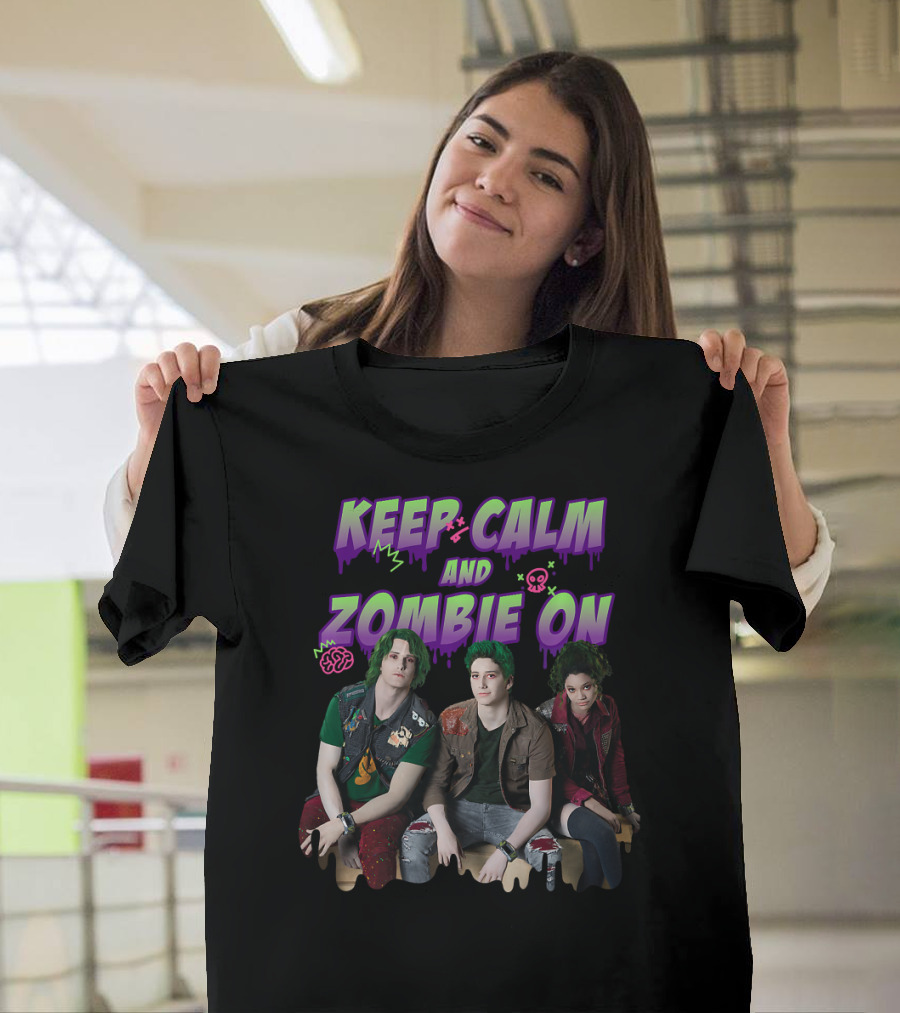 Keep Calm and Zombie On Disney Channel Zombies 2 T-Shirt