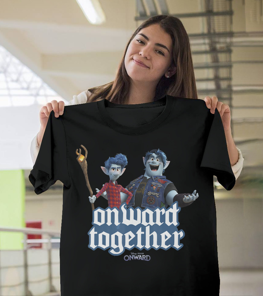 Disney Pixar Onward Barley Ian Onward Together Magic Staff Duo Adventure T-Shirt