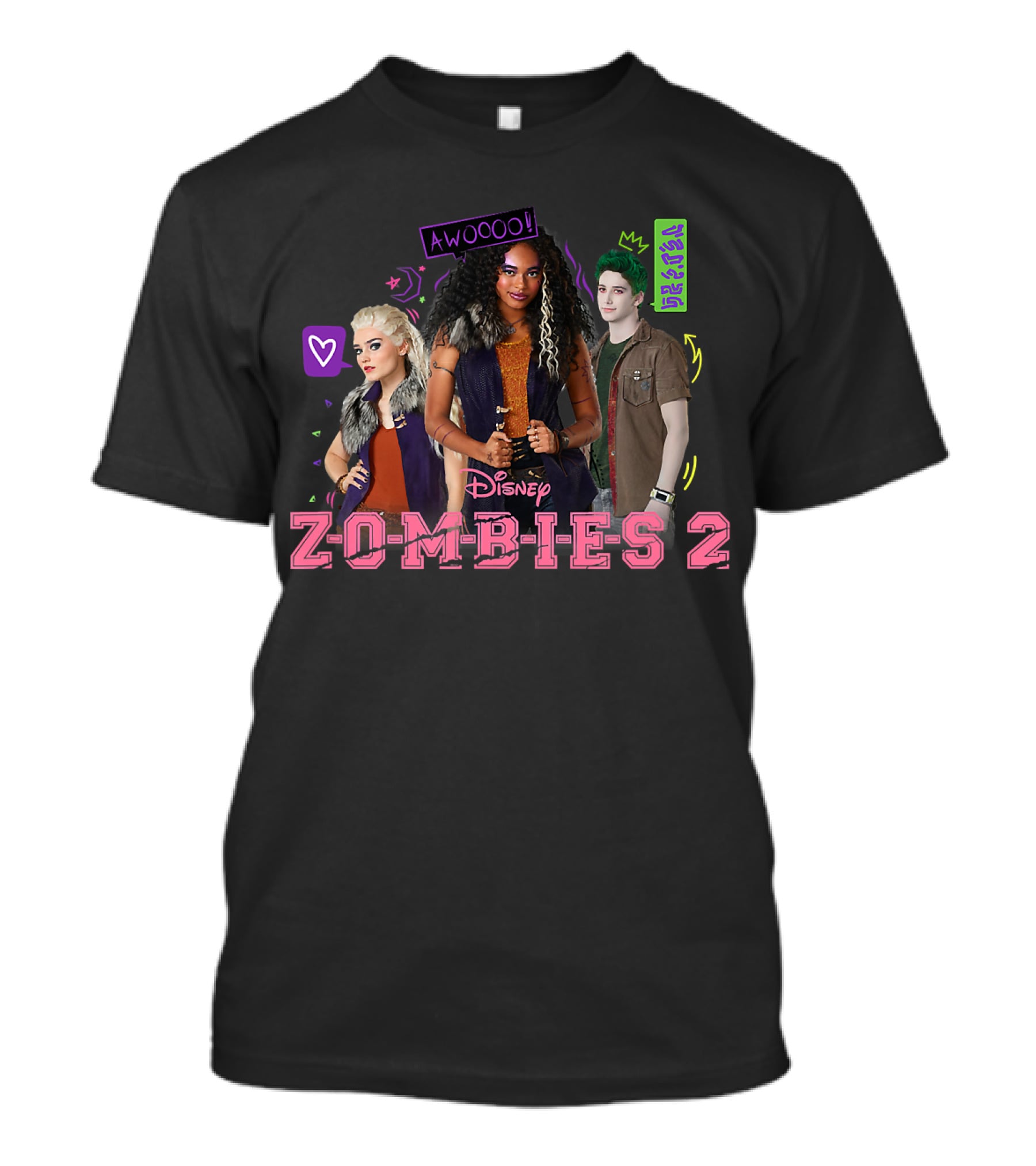 Disney Zombies 2 Awoooo Zombie Crew T-Shirt