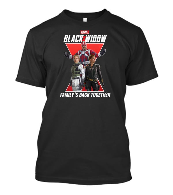Marvel Black Widow Family's Back Together Group Shot T-Shirt