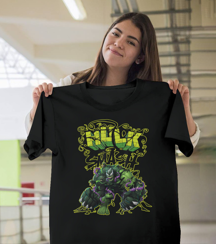 Marvel Spider Man Maximum Venom Hulk Smash Venomized Hulk T-Shirt