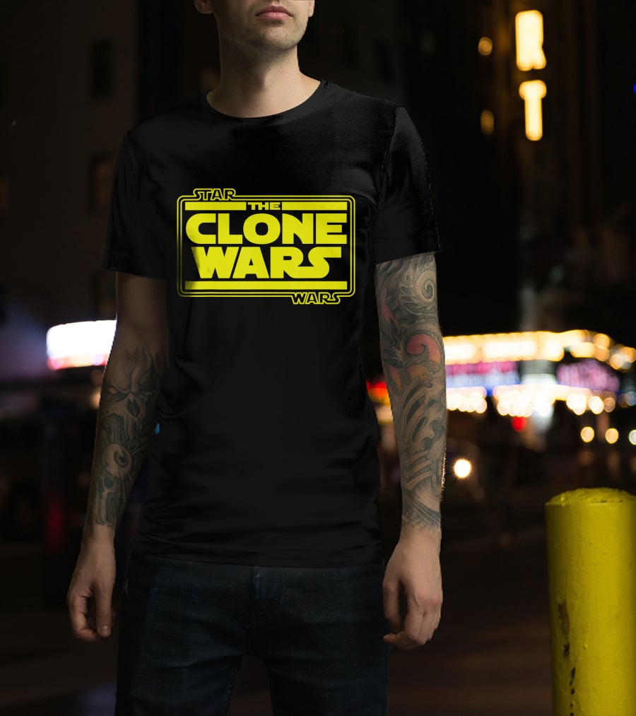 Star Wars The Clone Wars Yellow T-Shirt