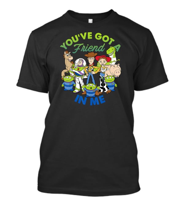 You've Got A Friend In Me Toy Story Cartoon Group Shot T-Shirt
