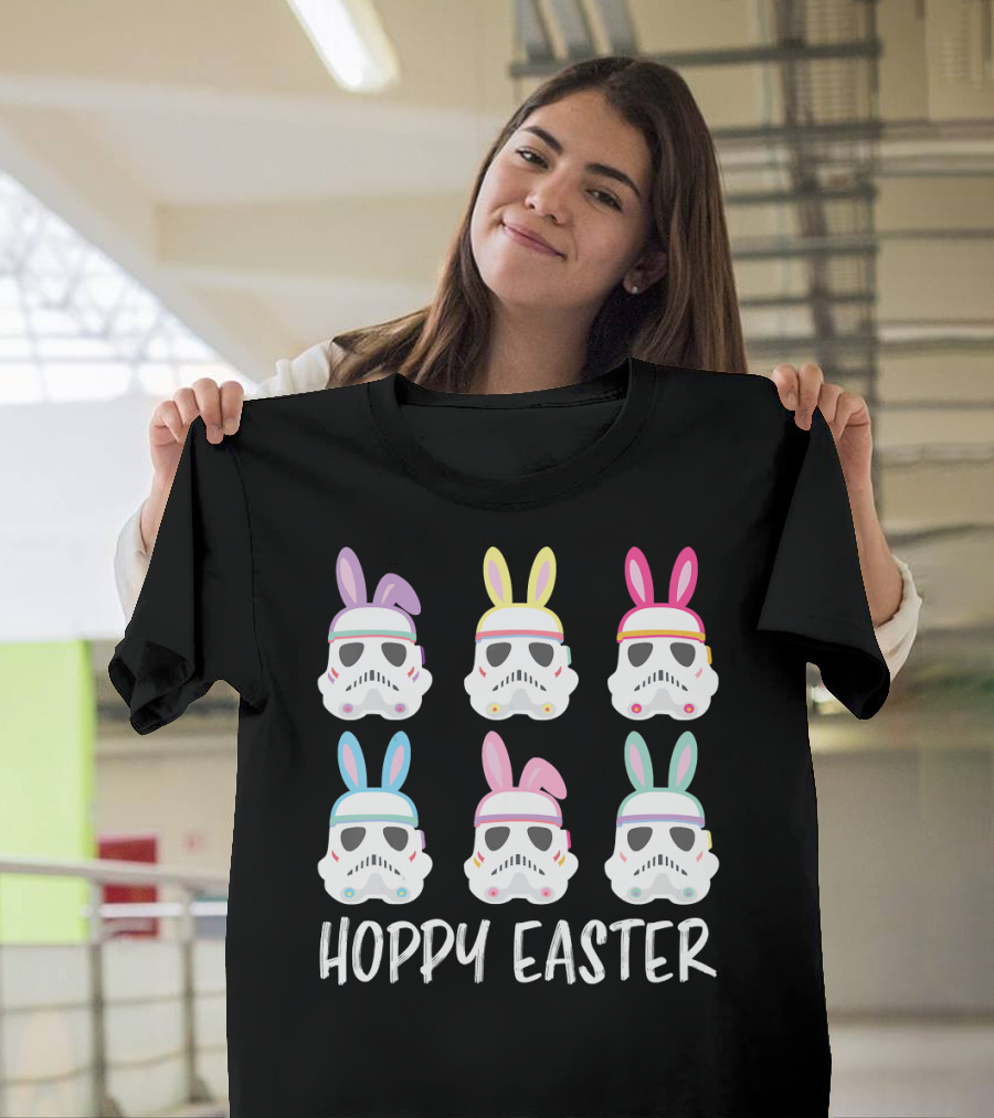 Hoppy Easter Storm Troopers with Bunny Ears T-Shirt