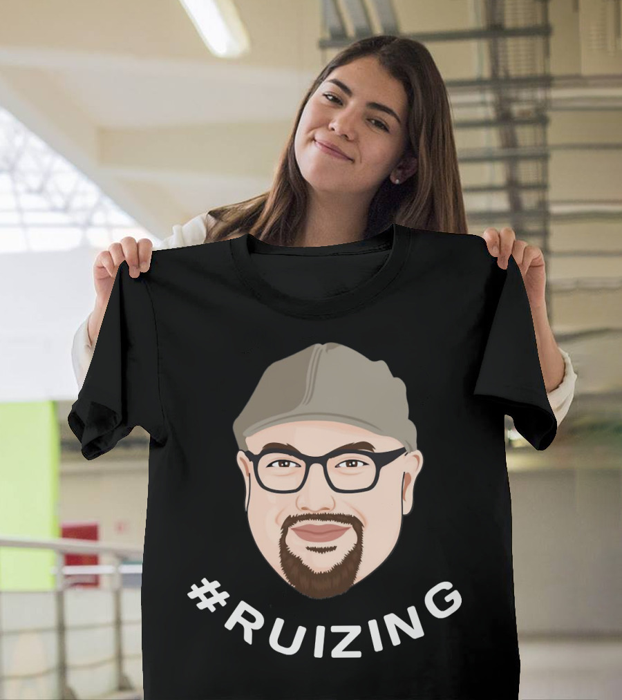Ruizing Portrait Glasses Hat T-Shirt