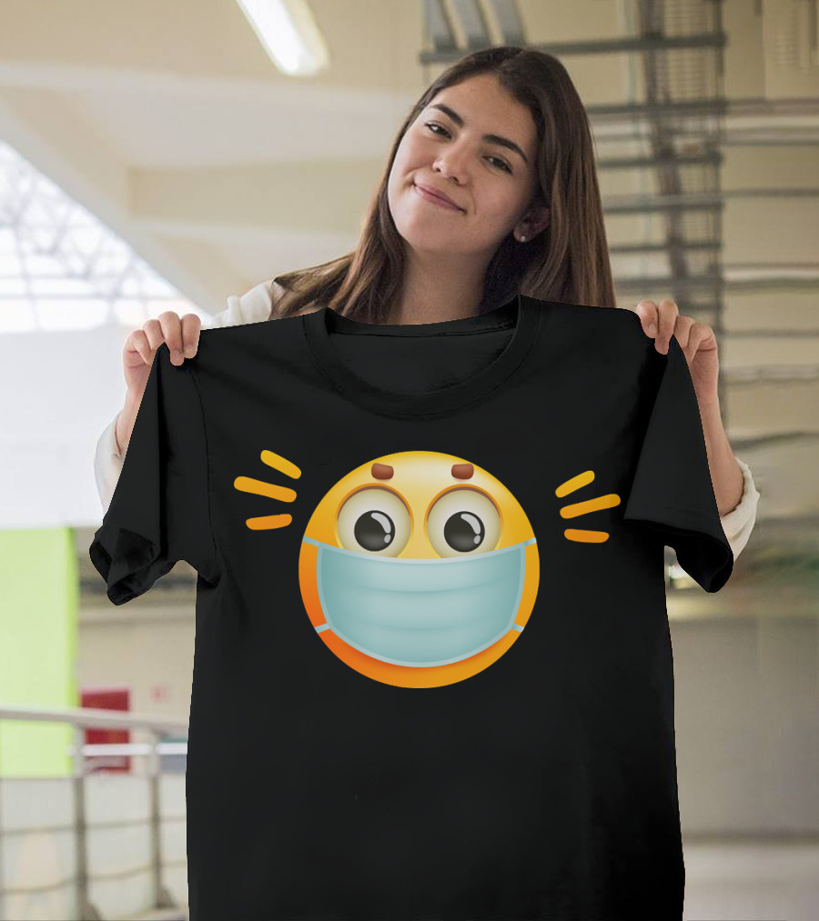 Face Mask Emoji Surgical Health T-Shirt
