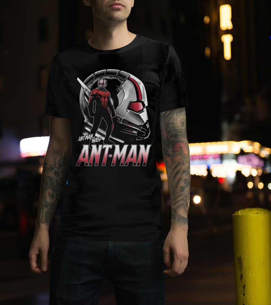 Marvel Ant-Man And The Wasp Helmet Profile T-Shirt