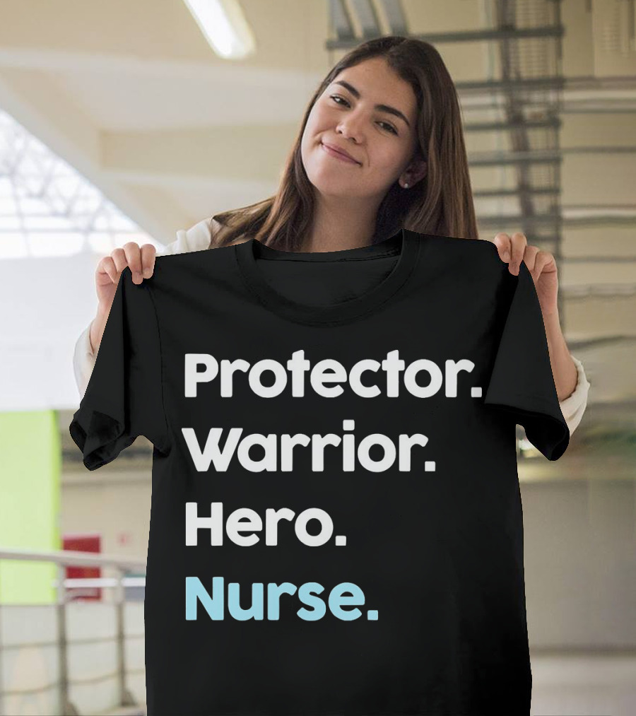 Protector Warrior Hero Nurse Classic Ladies T-Shirt