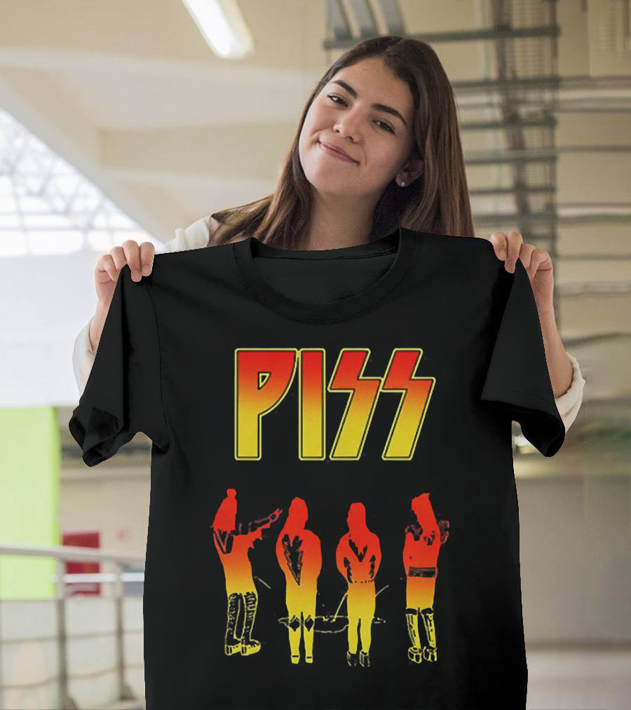 Piss Band Parody Silhouette Boys T-Shirt