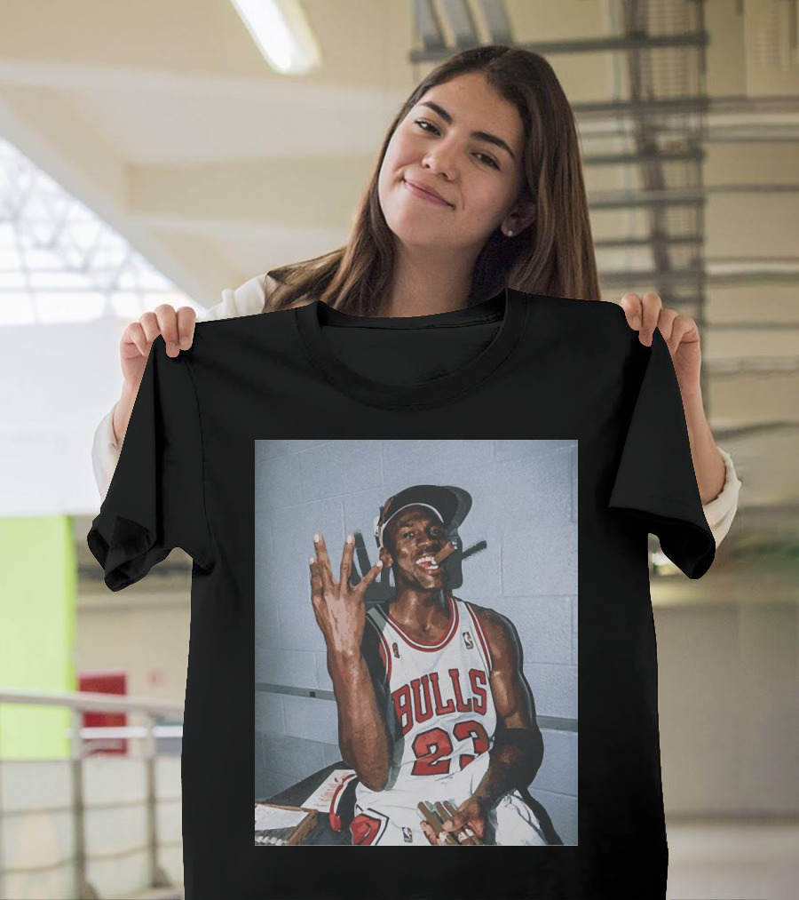 Vintage Michael Jordan Bulls 23 Three Peat T-Shirt
