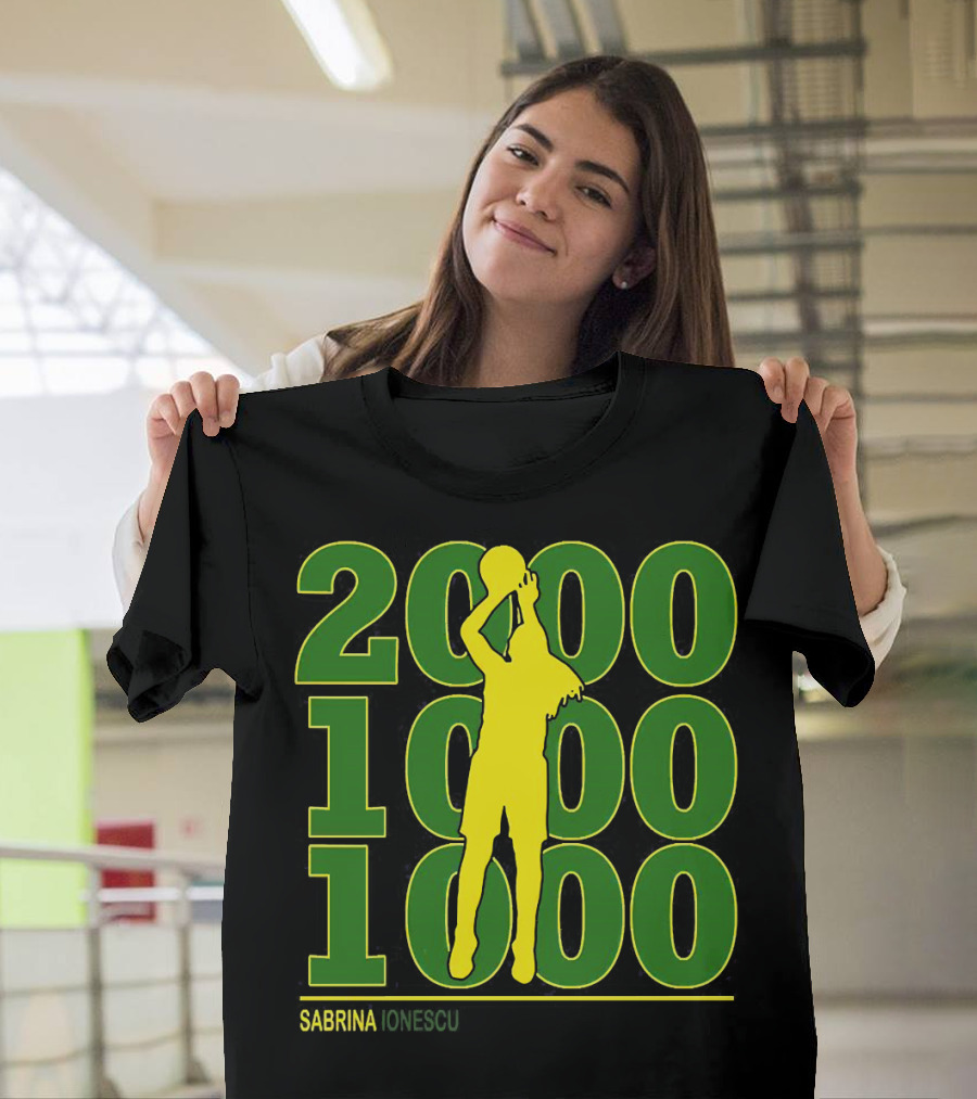 Sabrina Ionescu 2000 1000 1000 T-Shirt