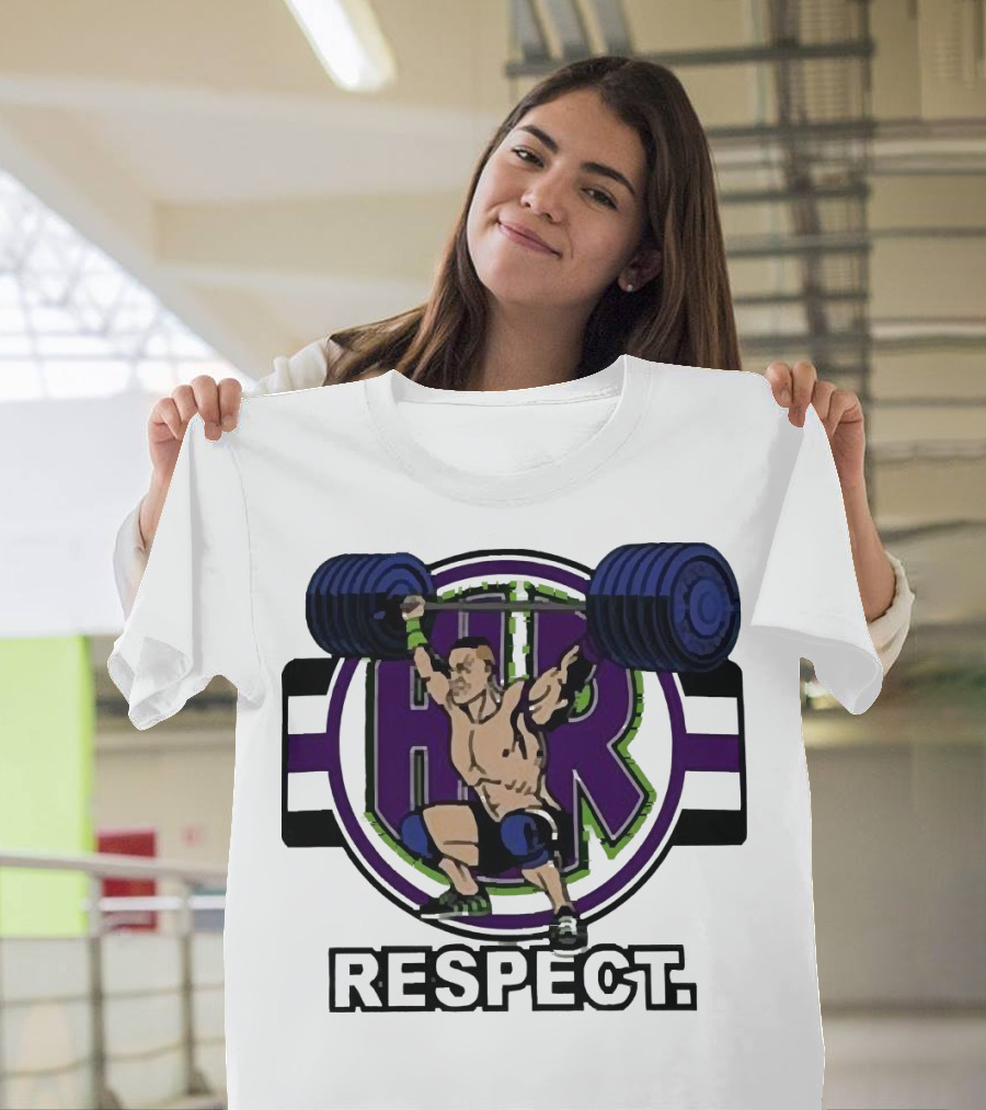John Cena Cenation HR Respect Weightlifting Champion T-Shirt