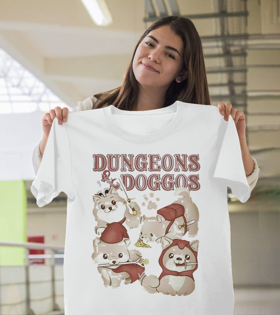 Dungeons and Doggos Adventure Pups T-Shirt