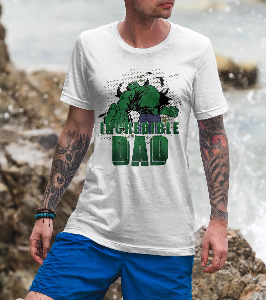 Marvel Hulk Father's Day Incredible Dad Hero T-Shirt