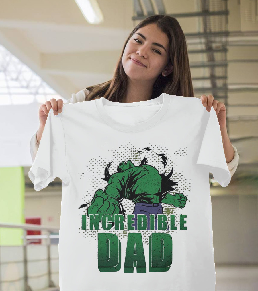Marvel Hulk Father's Day Incredible Dad Hero T-Shirt
