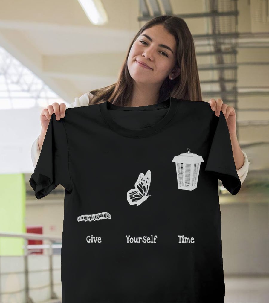 Give Yourself Time Bug Butterfly Lantern T-Shirt