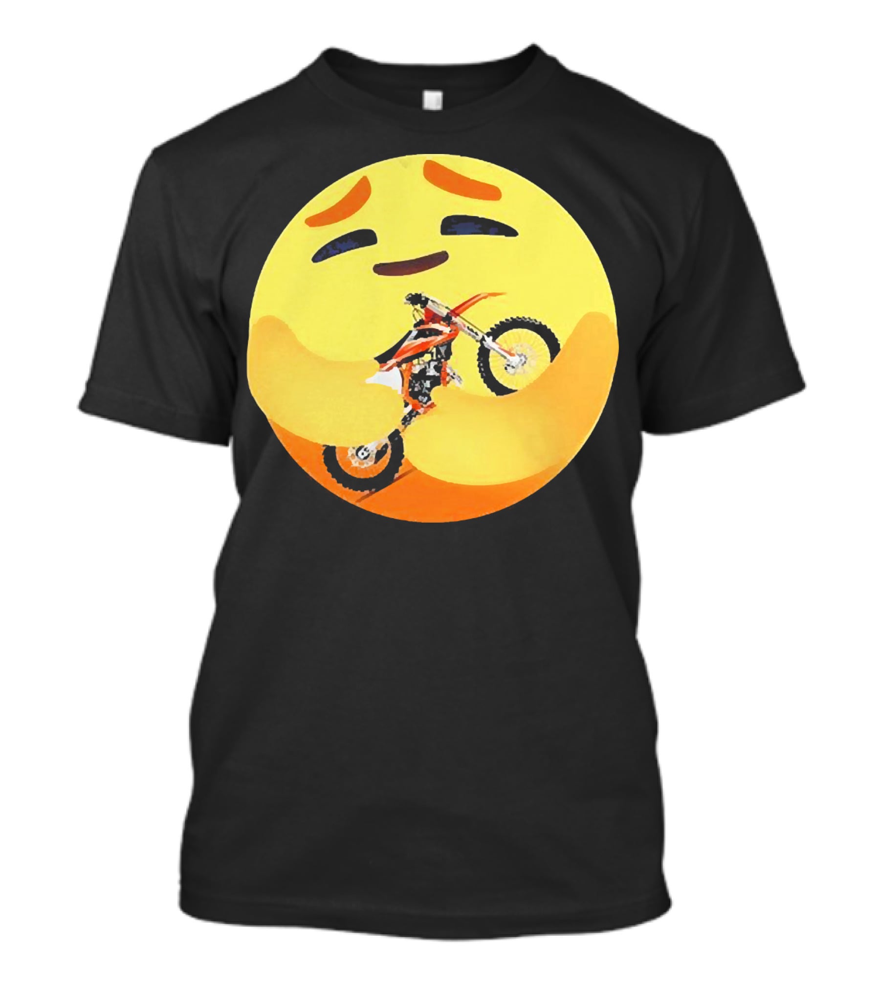 Icon Care Hug Terrain Motorcycle Emoji T-Shirt