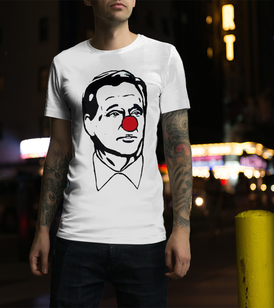 Matt Patricia Goodell Clown NFL Red Nose Iconic Image T-Shirt