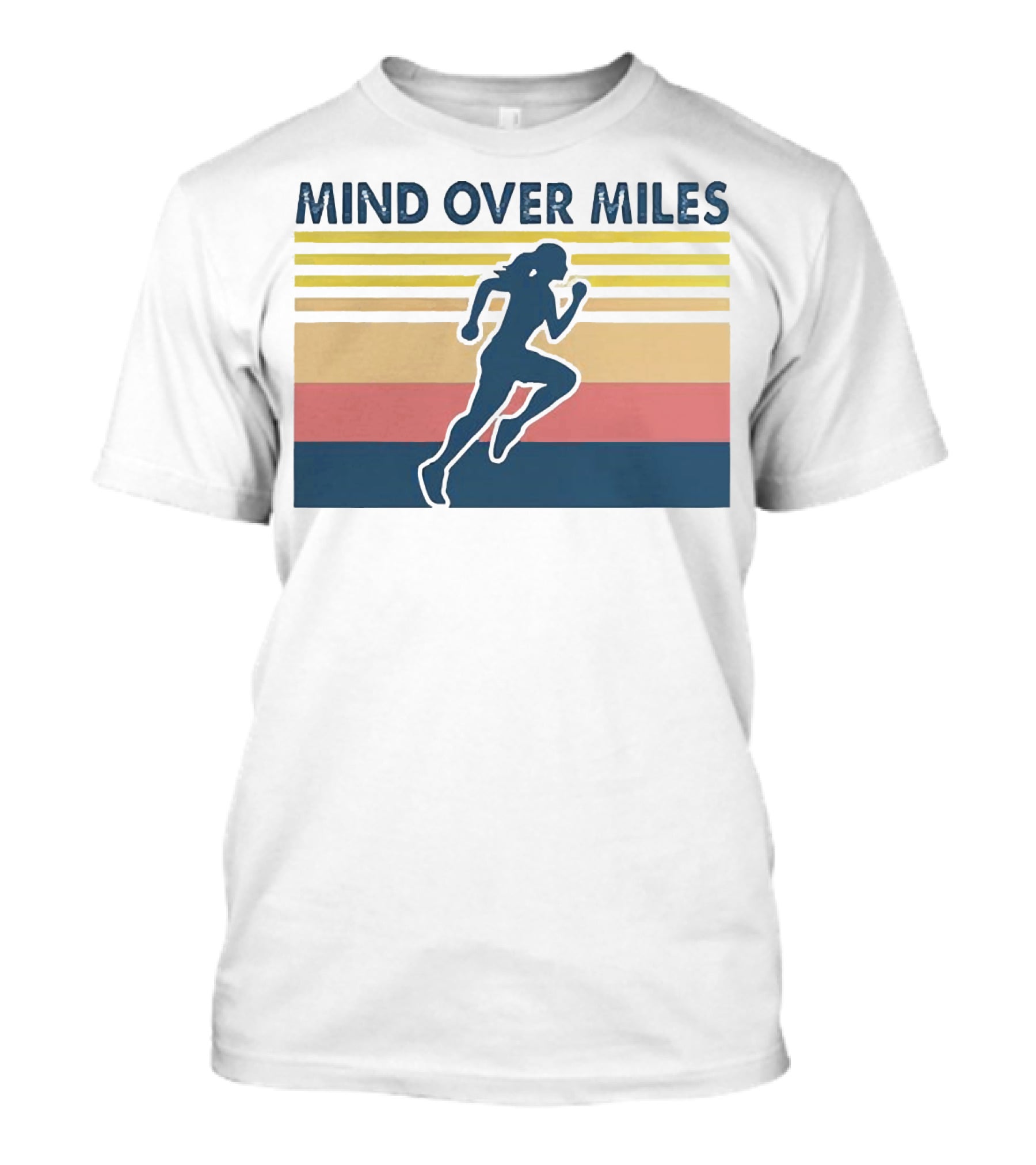 Mind Over Miles Retro Running T-Shirt